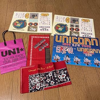 ユニコーン UNICORN 奥田民生 GOODS グッズ つなぎステッカー付き ユニコーン UNICORN 奥田民生 GOODS グッズ つなぎステッカー